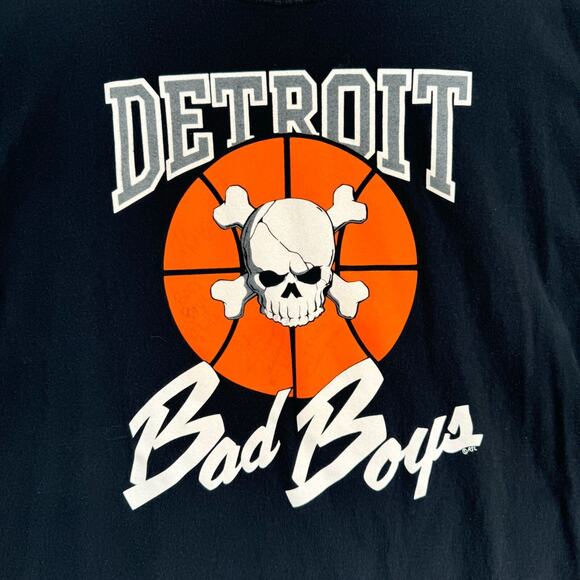 Detroit Bad Boys Pistons John Spider Salley #22 Signed T-Shirt Adult 3XL Black - Picture 9 of 13